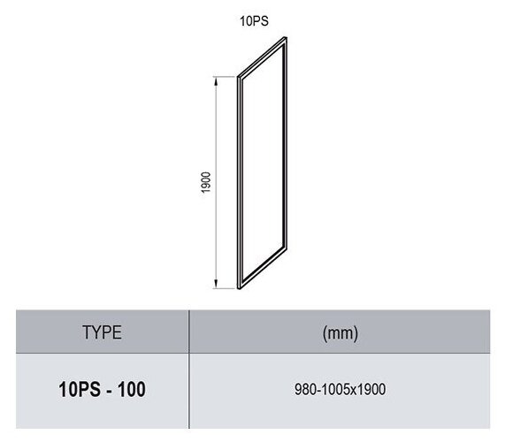 Душевая стенка Ravak 10° 10PS-80 9UV40100Z1